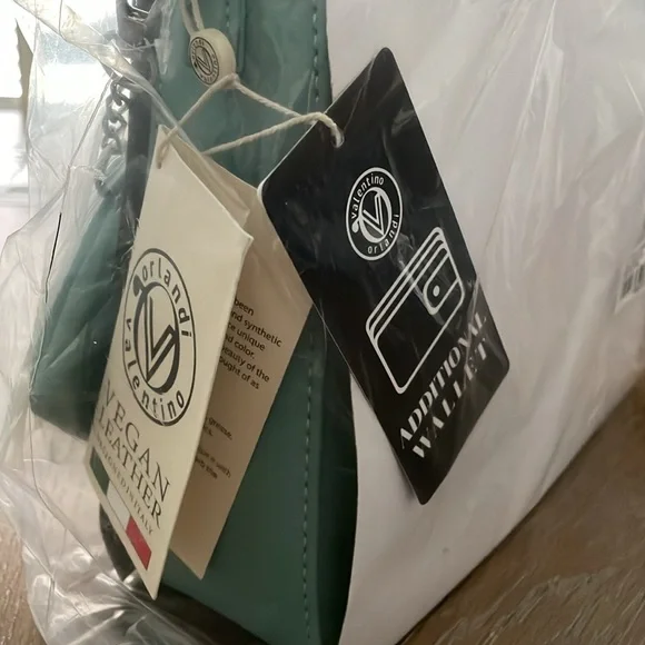 Valentino Orlandi Teal Crossbody Bag - Picture 6 of 7